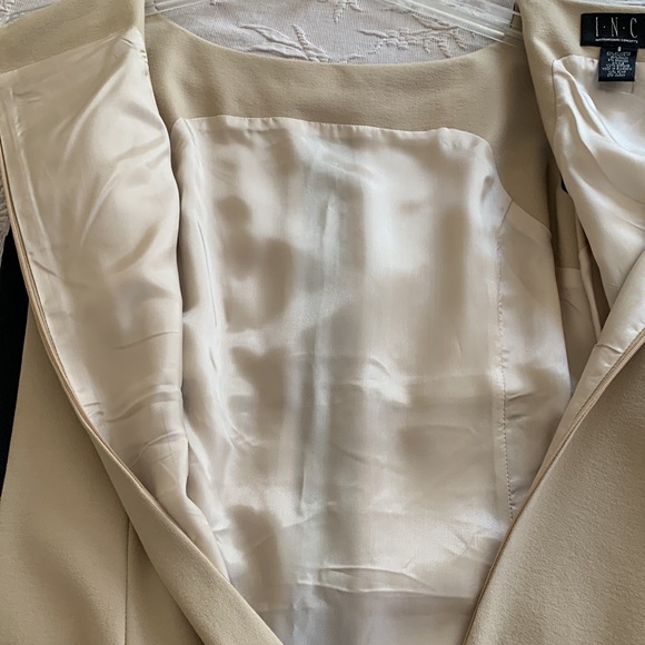 NWOT INC sleeveless dress, lined, quality made & beautiful. Zip back. Perfect - Picture 7 of 7